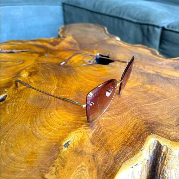 Diff sunglasses frameless with mauve tint - Picture 5 of 9